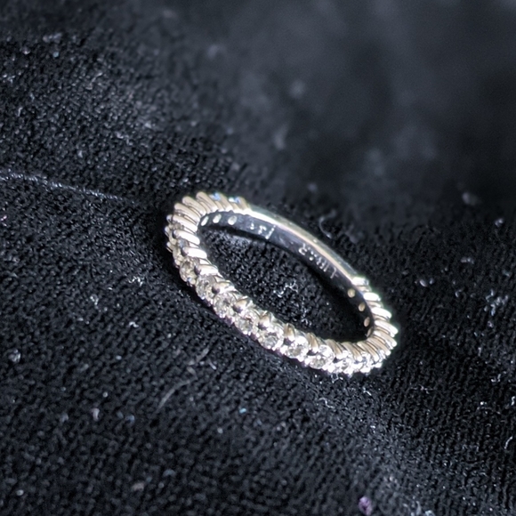 Appraised Beautiful 3/4 Diamond Eternity Band - Picture 6 of 8